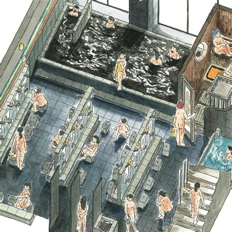 japanese bathhouse spy nude