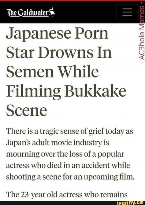 japanese porn star drowns nude