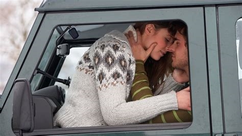 kissing in car nude