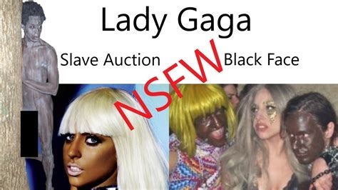 lady gaga at a slave auction nude