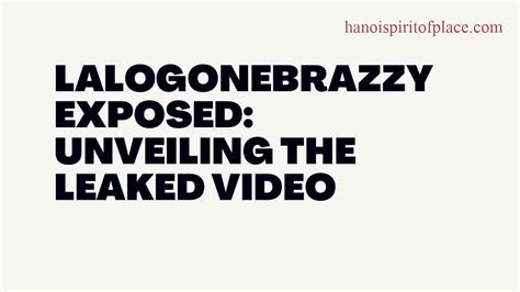 lalogonebrazzy gets leaked nude