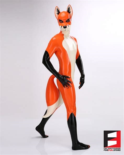 latex fox suit nude