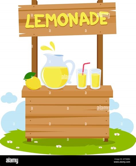lemonade stand transparent nude