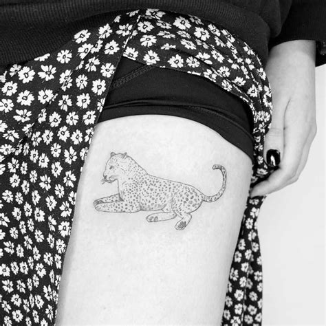 leopard print face tattoo nude