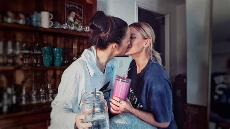 lesbian spit swapping nude