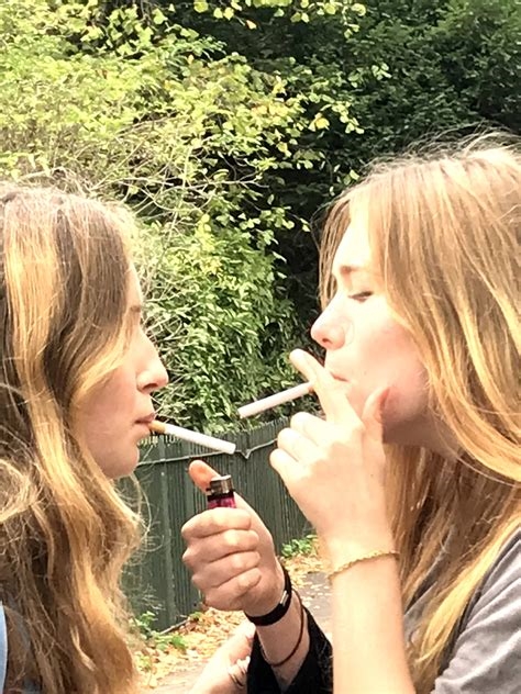 lesbians smoking fetish nude