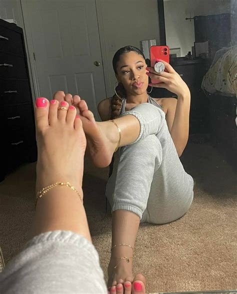light skin ebony feet nude