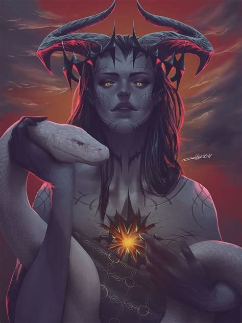 lilith - demon princess nude