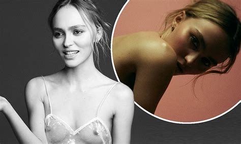 lily rise depp topless nude