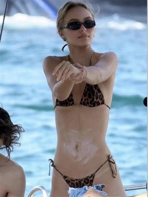 lily rose depp thong nude
