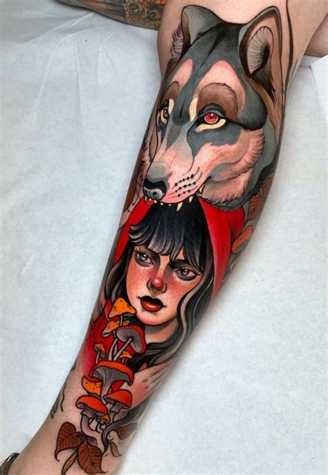 little red riding hood tattoo nude
