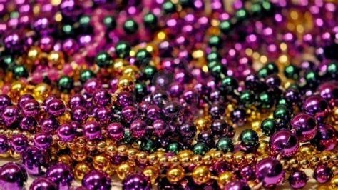 mardi gras beads background nude