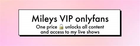 mileyxvip leaked onlyfans nude