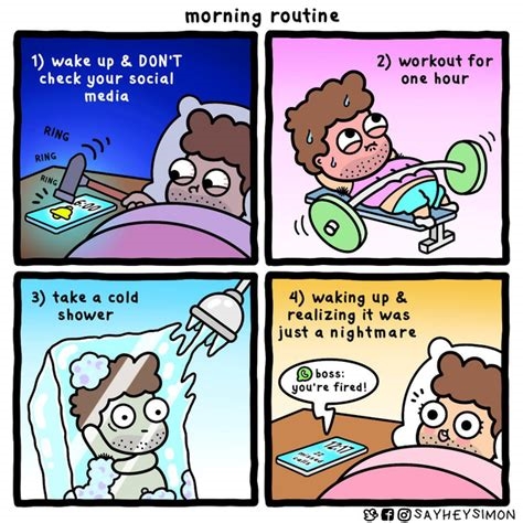 morning routine meme nude