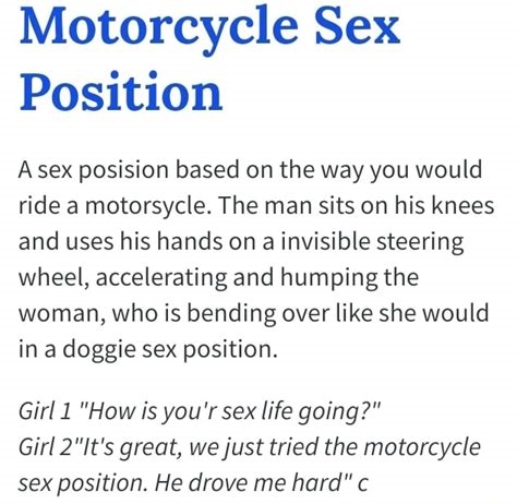motorbike sex position nude