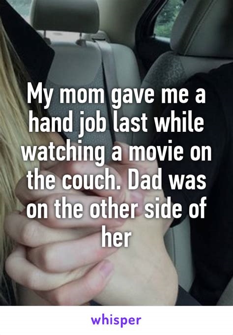 mum gives hand job nude