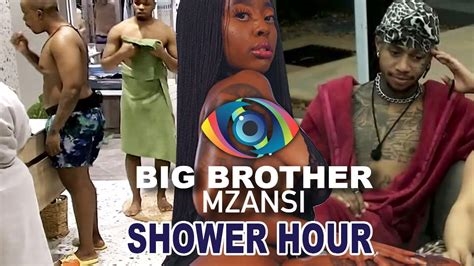 mzansi big brother shower hour nude