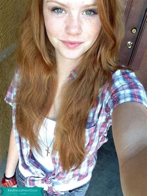 naked redhead selfie nude