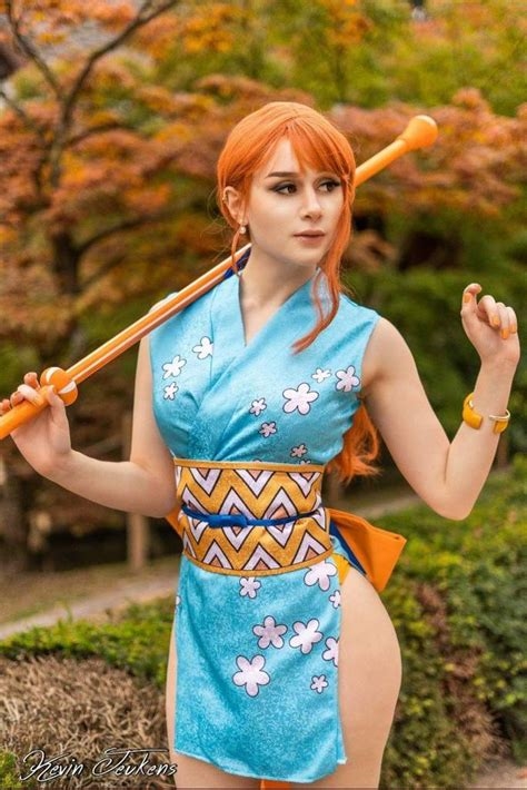 nami one piece cosplay nude