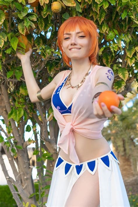 nami one piece cosplay nude