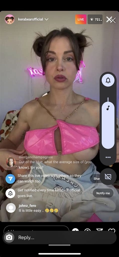 nipple slip on instagram live nude
