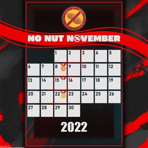 no nut november calendar nude