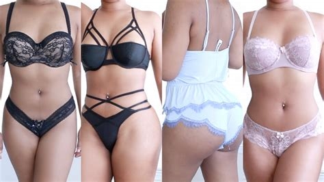 nude lingerie try on haul nude