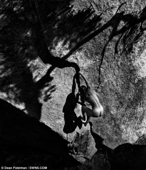 nude rock climbing nude