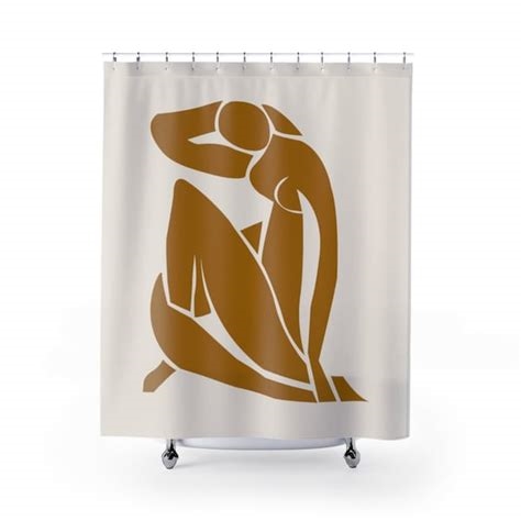 nude shower curtain nude