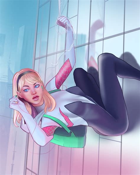 oiled up spider gwen nude