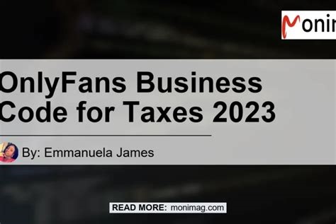 onlyfans business code for taxes nude