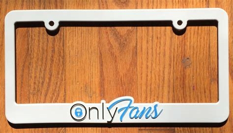 onlyfans license plate nude