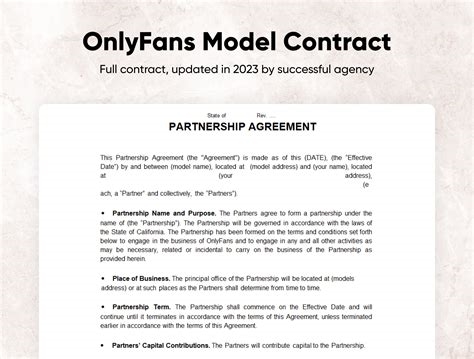 onlyfans management contract template nude