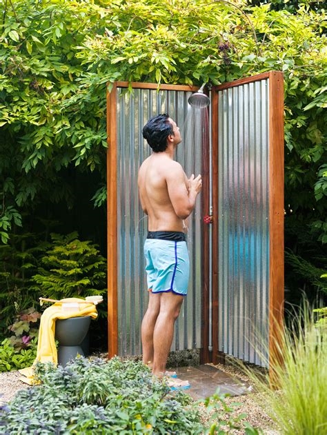 outdoor shower nudes nude