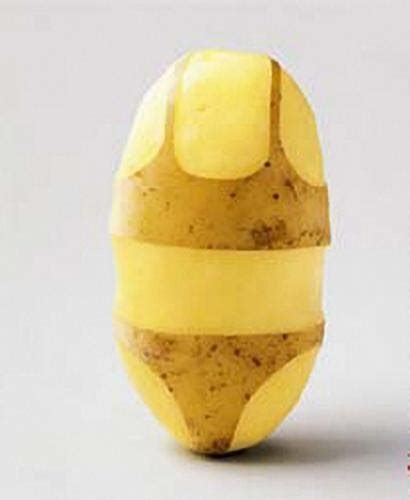 patata rasata nude