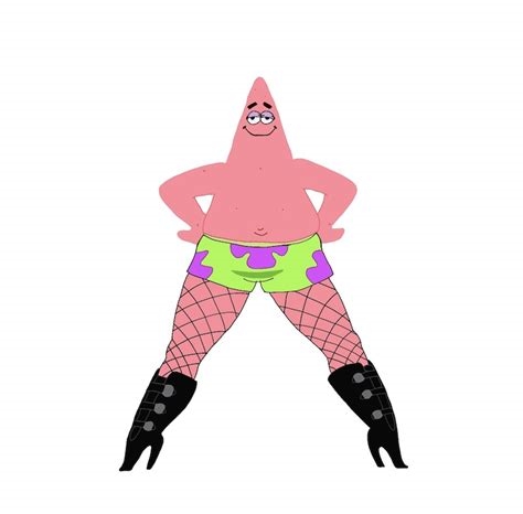 patrick star thigh high boots nude