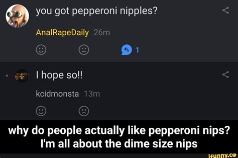 pepperoni nipplee nude