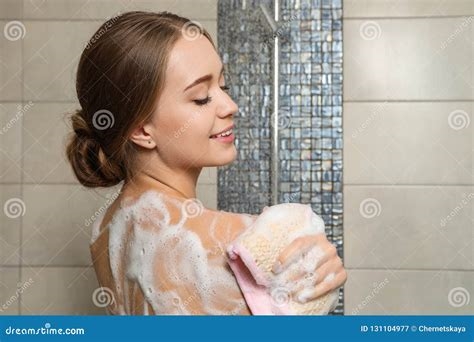 perfect tits in the shower nude