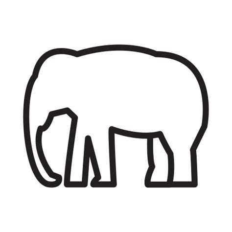 pictogram olifant nude