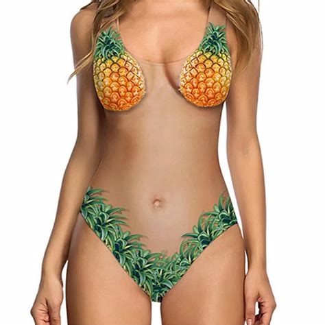 pineapple swim suit nude