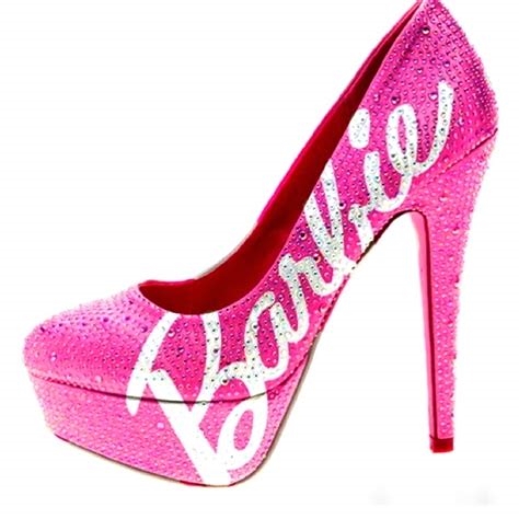 pink barbie heels nude