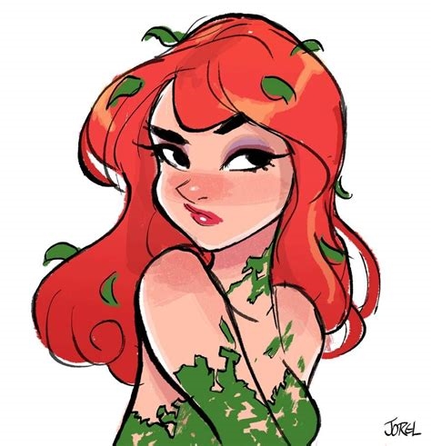 poison ivy drawing nude