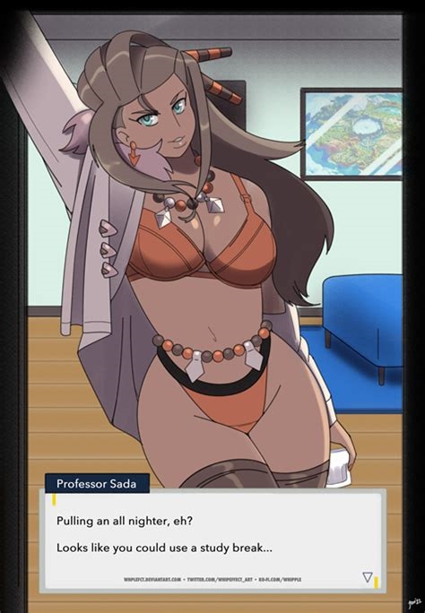 pokemon professor sada fanart nude