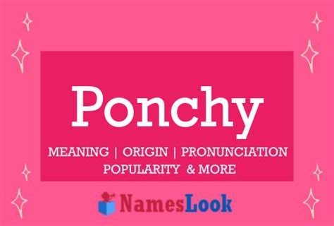 ponchy meaning nude