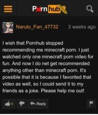 pornhub recommends nude