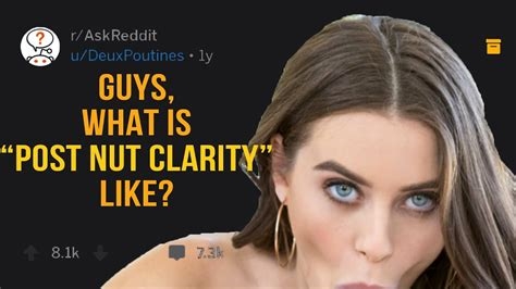 post nut clarity reddit nude
