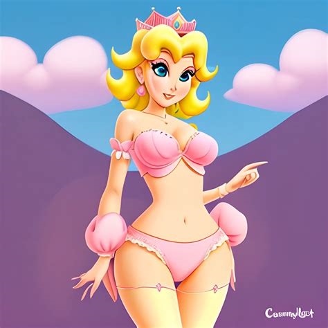princess peach panties nude