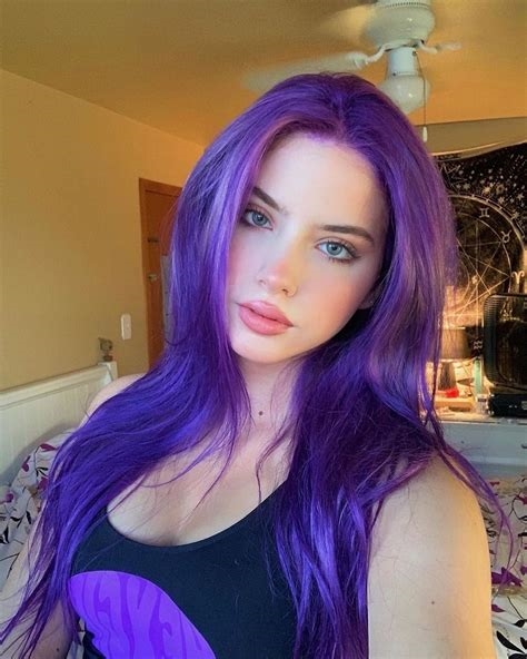 purple hair porn stars nude