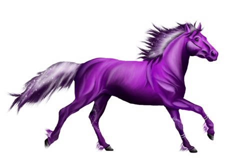 purple horse toy nude