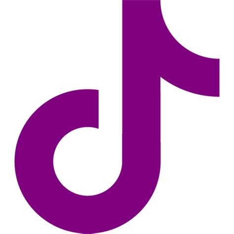 purple tiktok logo nude